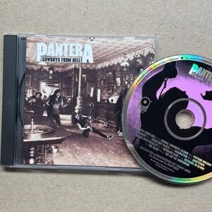 Pantera Cowboys From Hell CD 1990 ATCO Records 91372-2 Groove Metal Album